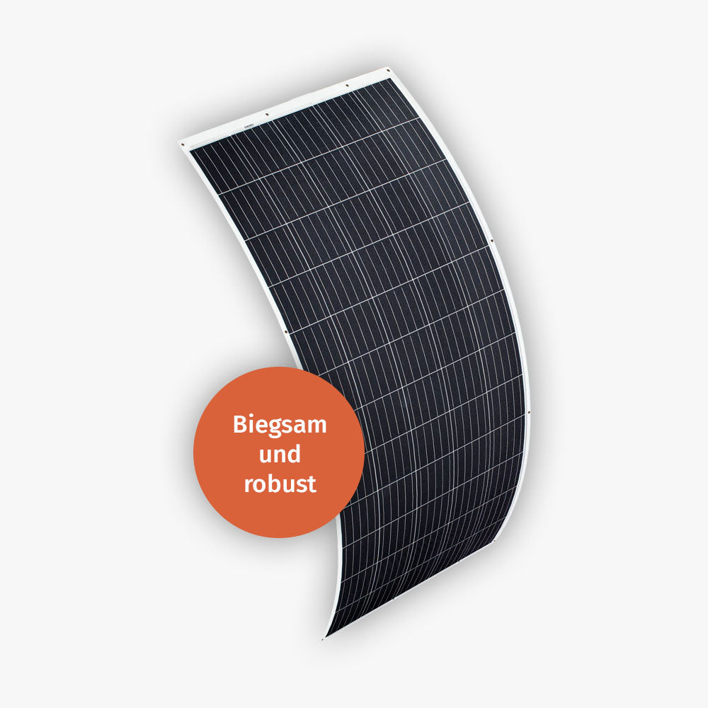 Das Flexible: 310Wp Balkonkraftwerk Komplettset mit 1x ultraleichtem Solarmodul